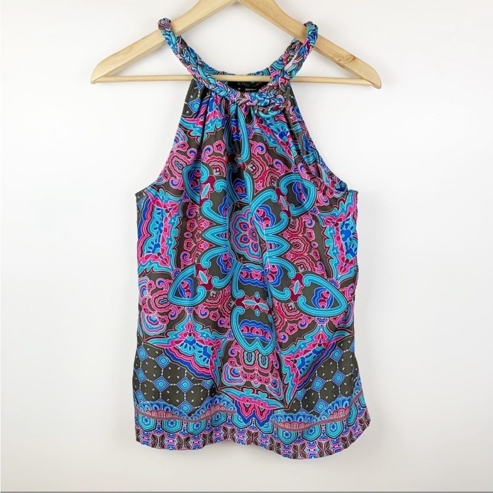 Etcetera Silk Y2K Braided Top